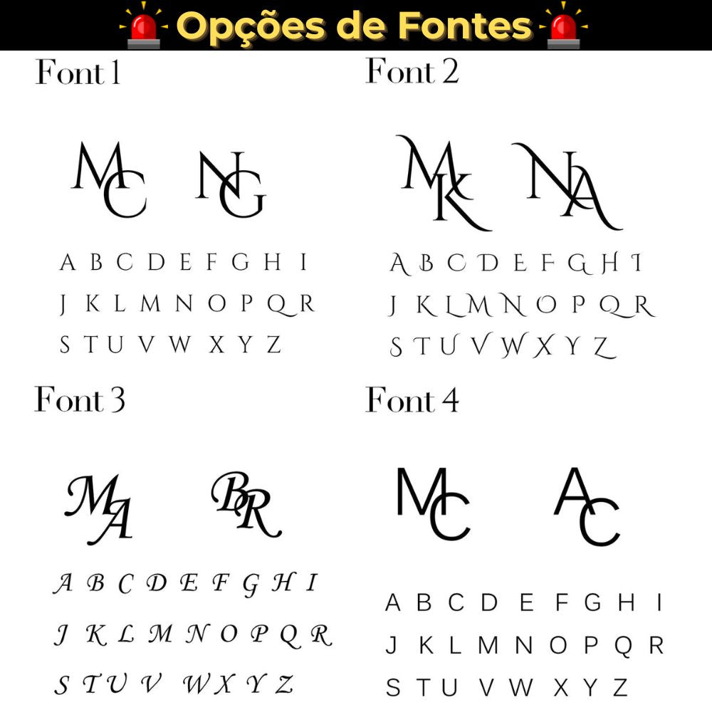 Par de Abotoaduras Personalizadas Exclusivas com Suas Iniciais | Presente Perfeito para Noivos, Padrinhos e Executivos - Luks