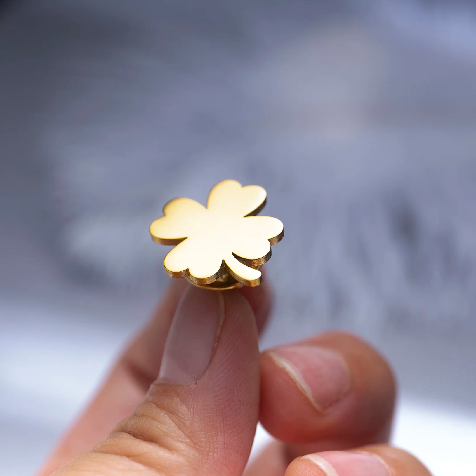 Pin de Lapela Trevo de Quatro Folhas