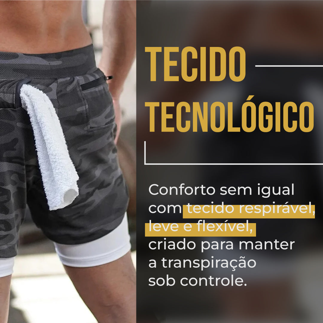 Short Academia Dry Fit - COMPRE 2 LEVE 4