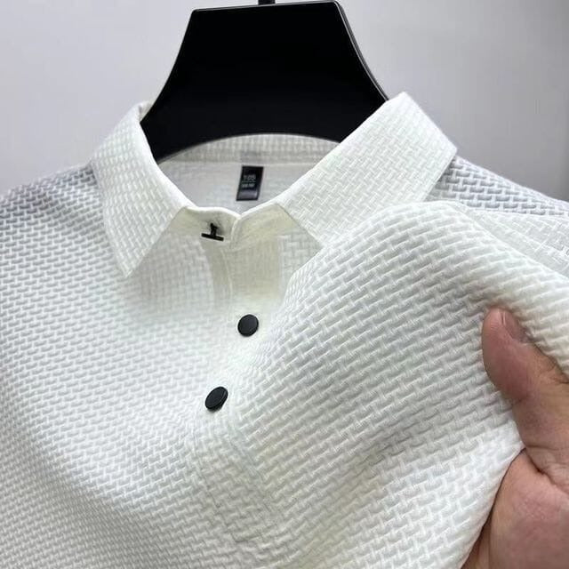 Camisa Polo Masculina Seda Gelo Ice Silk