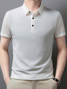 Camisa Polo Masculina Seda Gelo Ice Silk