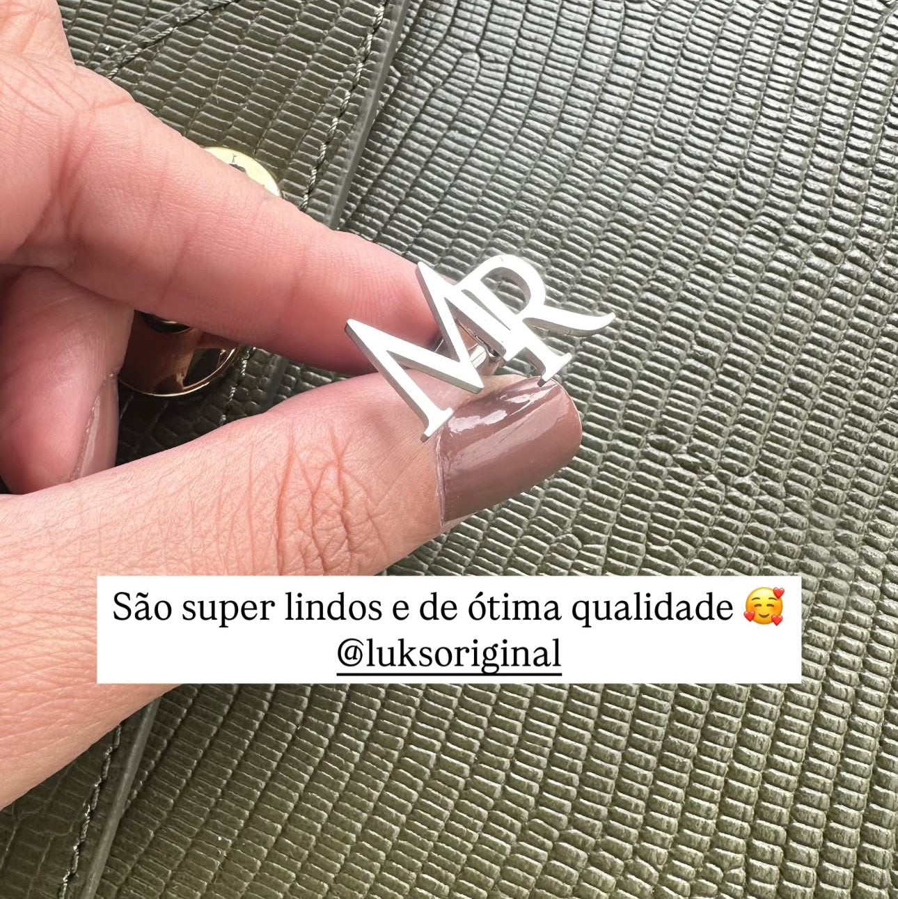 Abotoaduras Personalizadas Com Iniciais