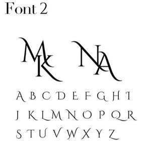 Par de Abotoaduras Personalizadas com Iniciais [Banhado a Ouro ou Prata]