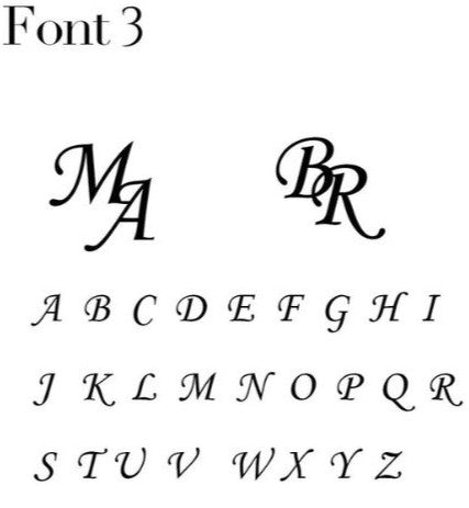 Par de Abotoaduras Personalizadas com Iniciais [Banhado a Ouro ou Prata]