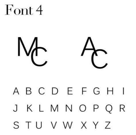 Par de Abotoaduras Personalizadas com Iniciais [Banhado a Ouro ou Prata]