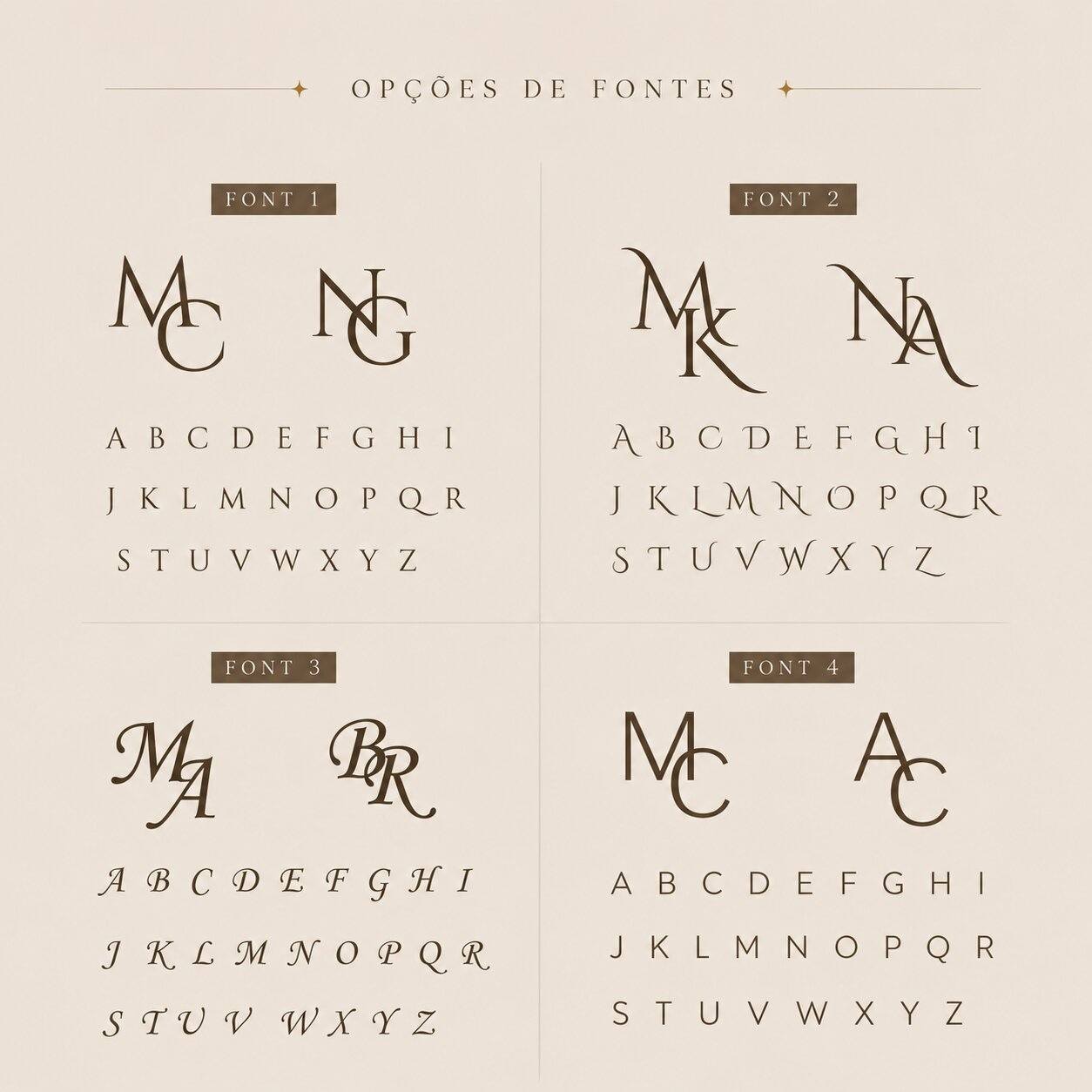 Par de Abotoaduras Personalizadas com Iniciais [Banhado a Ouro ou Prata]