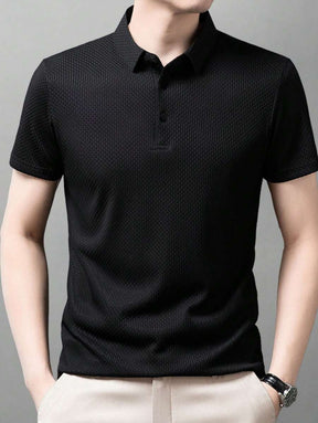 Camisa Polo Masculina Seda Gelo Ice Silk